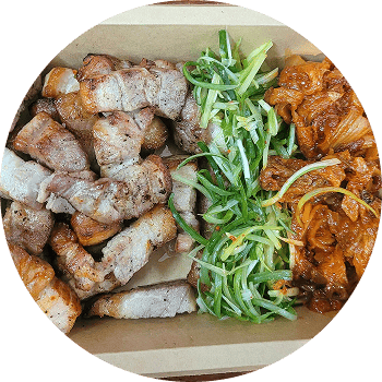 영동와인 삼겹김치구이